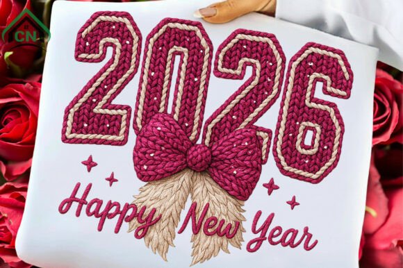 Download Knitted 2026 Happy New Year PNG - Happy new year Collection