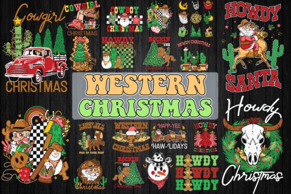 Download Western Christmas Bundle SVG 20 Designs - Premium Resources