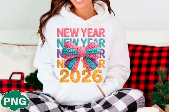 Download Happy New Year 2026 PNG, Crochet Yarn - Happy new year Collection