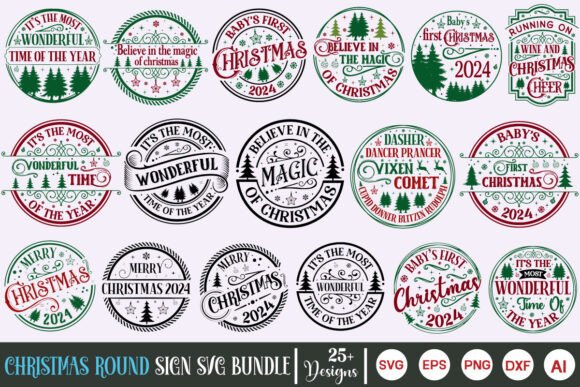 Download Farmhouse Christmas Sign SVG Bundle - Premium Resources